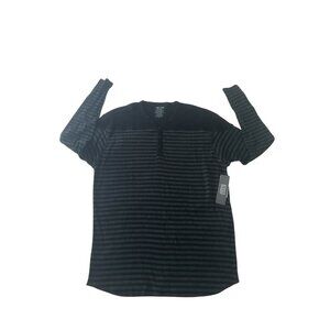 Jordan Craig Shirt Mens Long Sleeve Knit Thermal Striped Size 2XL New